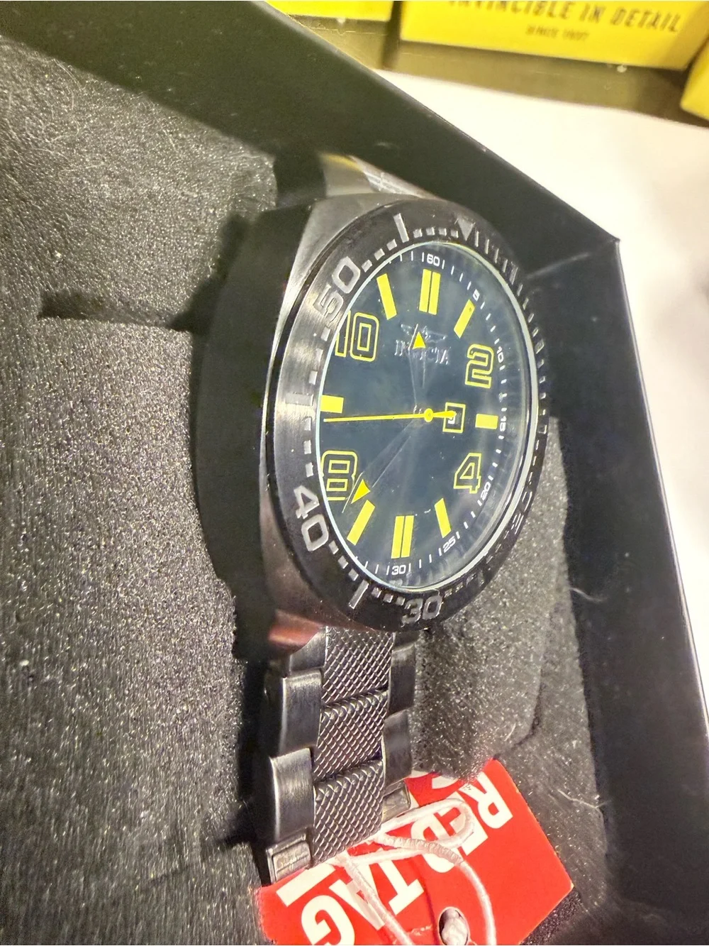 Invicta Speedway 46888 Quartz Black w/Black Dial 46 mm Men's Watch